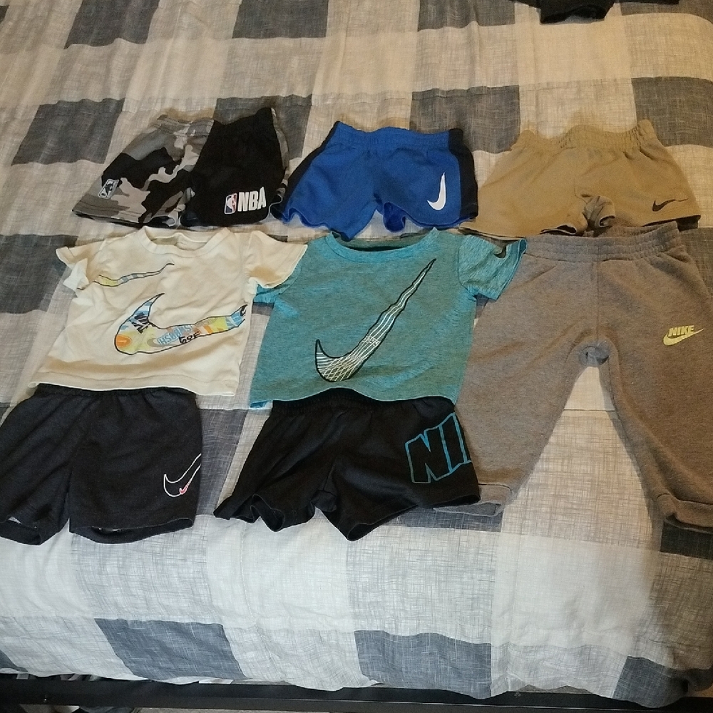 Nike Boys Short & Shirt Sets Bundle - Size 12 Months